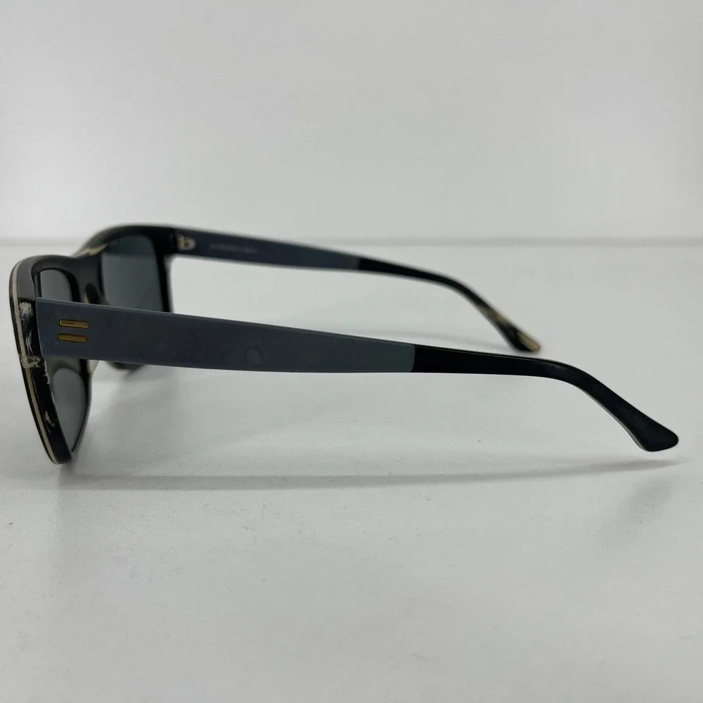 Prodesign Denmark 8618 Mens Sunglasses Matte Black Grey Rectangular 57-18-145